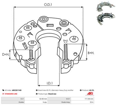 AS-PL ARC2011HD EAN: 5901259411034.