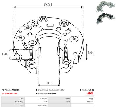 AS-PL ARC2059 EAN: 5901259451337.