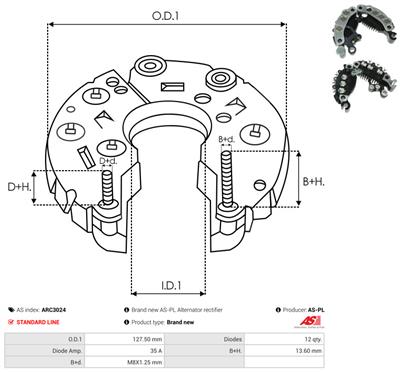 AS-PL ARC3024 EAN: 5901259411492.
