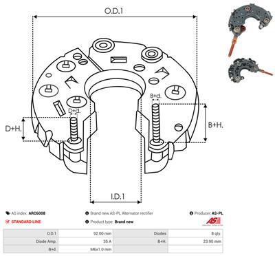 AS-PL ARC6008 EAN: 5901259412543.