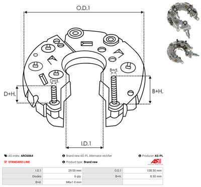 AS-PL ARC6064 EAN: 5901259467208.