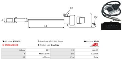 AS-PL NOX9035 EAN: 5902129166191.