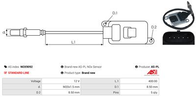 AS-PL NOX9092 EAN: 5902129166764.