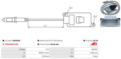 AS-PL NOX9096 EAN: 5902129166801.