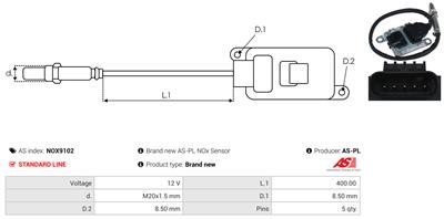 AS-PL NOX9102 EAN: 5902129166863.