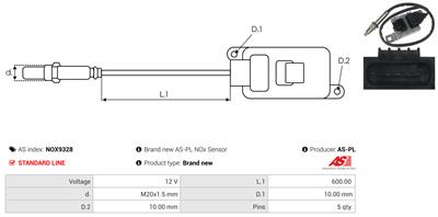 AS-PL NOX9328 EAN: 5902129216575.