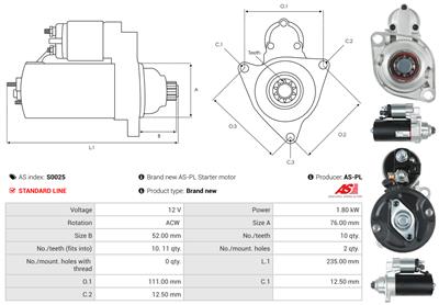 AS-PL S0025 EAN: 5901259418699.