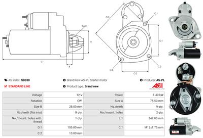 AS-PL S0030 EAN: 5901259418774.