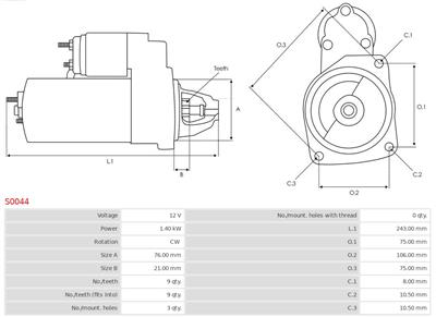 AS-PL S0044 EAN: 5901259418958.