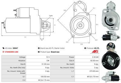 AS-PL S0047 EAN: 5901259418989.