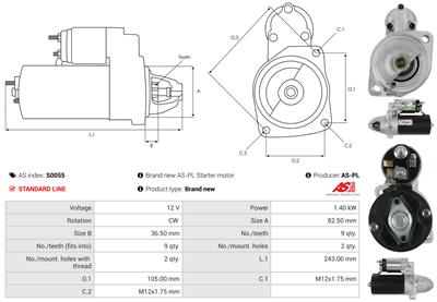 AS-PL S0055 EAN: 5901259419092.