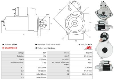 AS-PL S0099 EAN: 5901259419764.