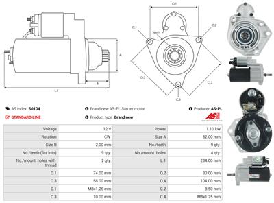 AS-PL S0104 EAN: 5901259419825.