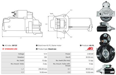 AS-PL S0123 EAN: 5901259420012.