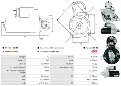AS-PL S0124 EAN: 5901259420029.