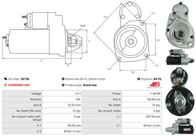 AS-PL S0136 EAN: 5901259420180.