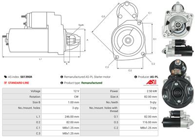 AS-PL S0139SR EAN: 5902129146520.