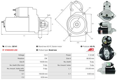 AS-PL S0141 EAN: 5901259420258.