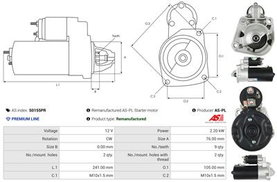 AS-PL S0155PR EAN: 5902129142850.