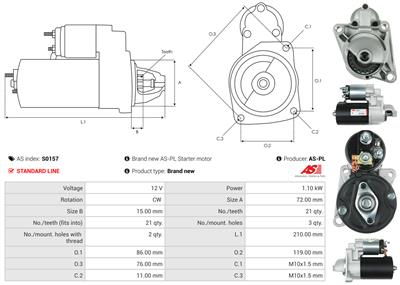 AS-PL S0157 EAN: 5901259420425.