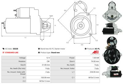 AS-PL S0228 EAN: 5901259436839.