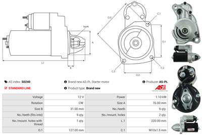 AS-PL S0240 EAN: 5901259440096.