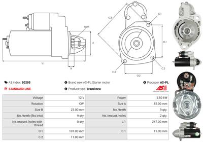 AS-PL S0293 EAN: 5901259458473.