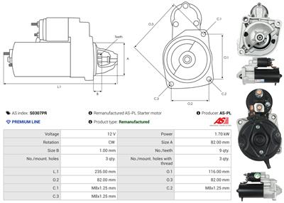AS-PL S0307PR EAN: 5902129134800.