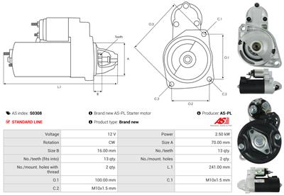 AS-PL S0308 EAN: 5901259461725.