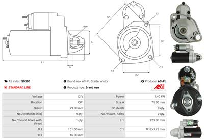 AS-PL S0390 EAN: 5901259468526.