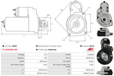 AS-PL S0491 EAN: 5901259442885.