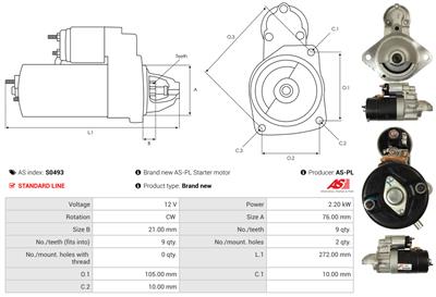 AS-PL S0493 EAN: 5901259498516.