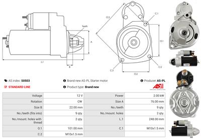 AS-PL S0503 EAN: 5902129004462.