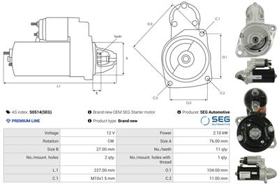 AS-PL S0514(SEG) EAN: 5902129231929.