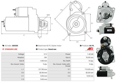 AS-PL S0535S EAN: 5902129044581.