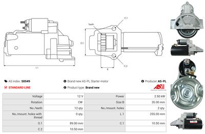 AS-PL S0549 EAN: 5902129019336.