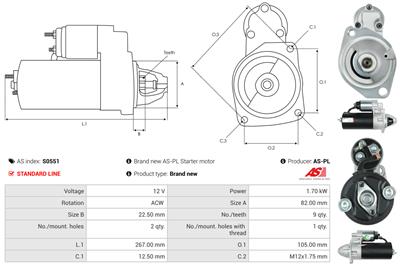 AS-PL S0551 EAN: 5902129021391.