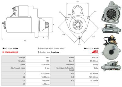 AS-PL S0594 EAN: 5902129033400.