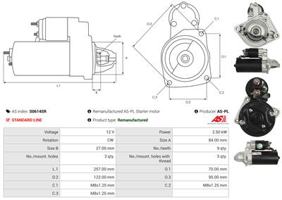 AS-PL S0614SR EAN: 5902129168447.