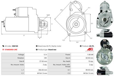 AS-PL S0616S EAN: 5902129047216.