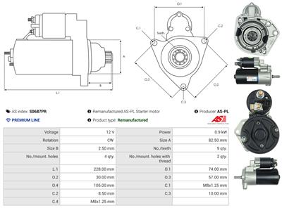 AS-PL S0687PR EAN: 5902129091516.