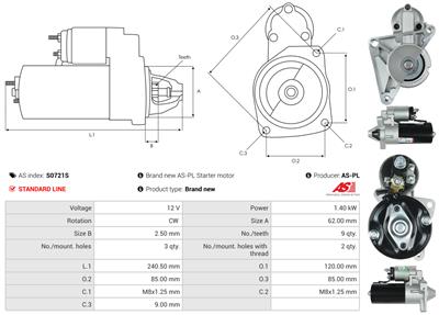 AS-PL S0721S EAN: 5902129105510.