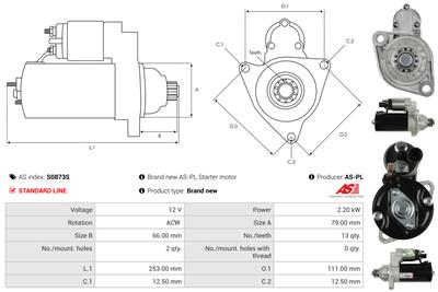 AS-PL S0873S EAN: 5902129134206.