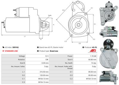 AS-PL S0916S EAN: 5902129178538.