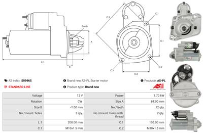 AS-PL S0996S EAN: 5902129231448.