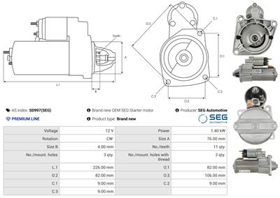 AS-PL S0997(SEG) EAN: 5902129229483.