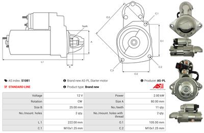 AS-PL S1081 EAN: 5902129009085.