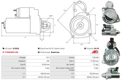 AS-PL S1262S EAN: 5902129152842.