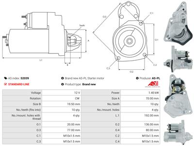 AS-PL S2039 EAN: 5901259468779.
