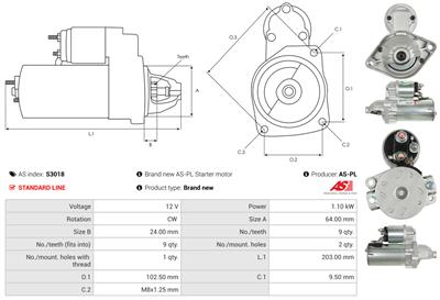 AS-PL S3018 EAN: 5901259421811.